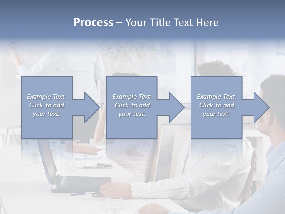People Sitting PowerPoint Template