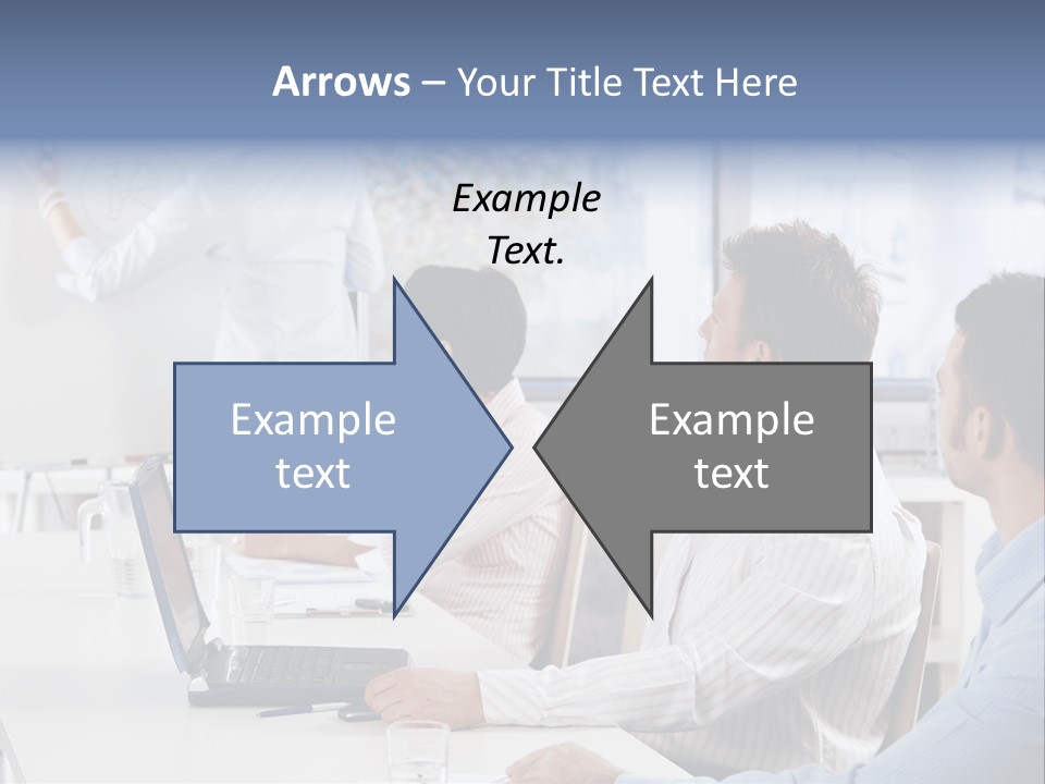 People Sitting PowerPoint Template