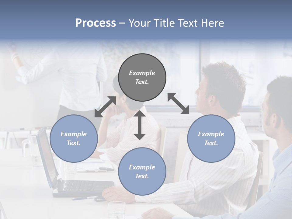 People Sitting PowerPoint Template