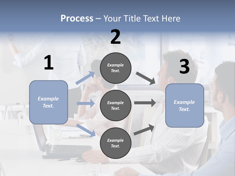 People Sitting PowerPoint Template