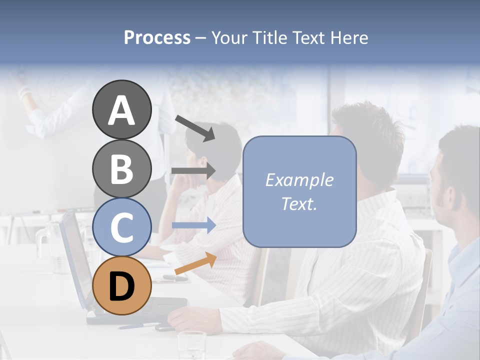 People Sitting PowerPoint Template