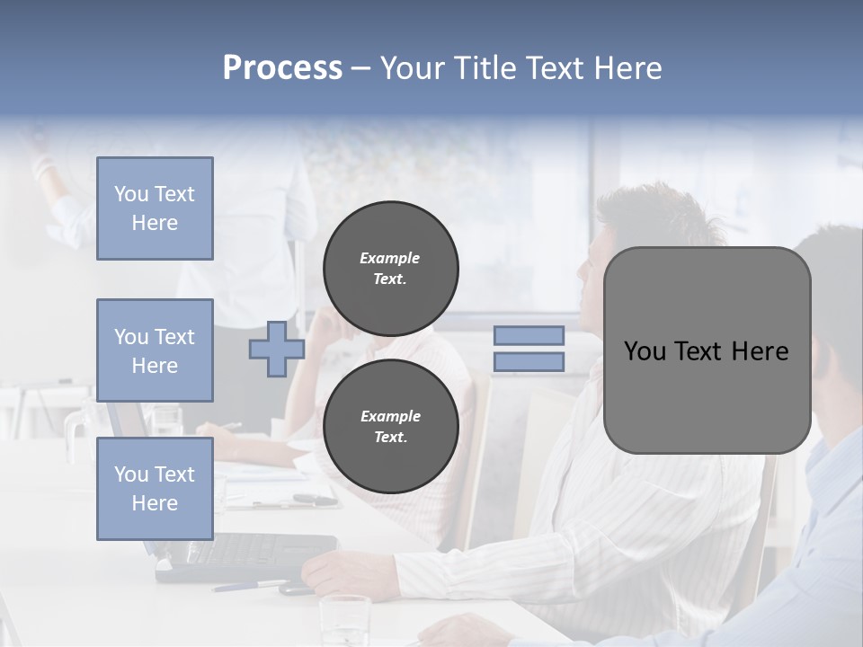 People Sitting PowerPoint Template