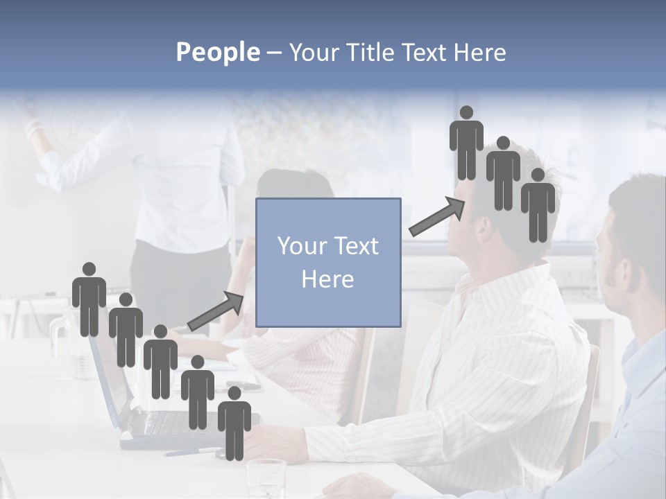 People Sitting PowerPoint Template