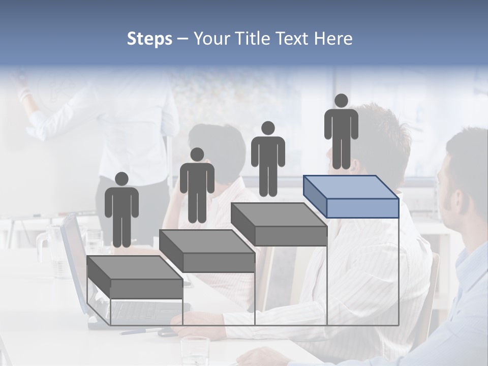 People Sitting PowerPoint Template