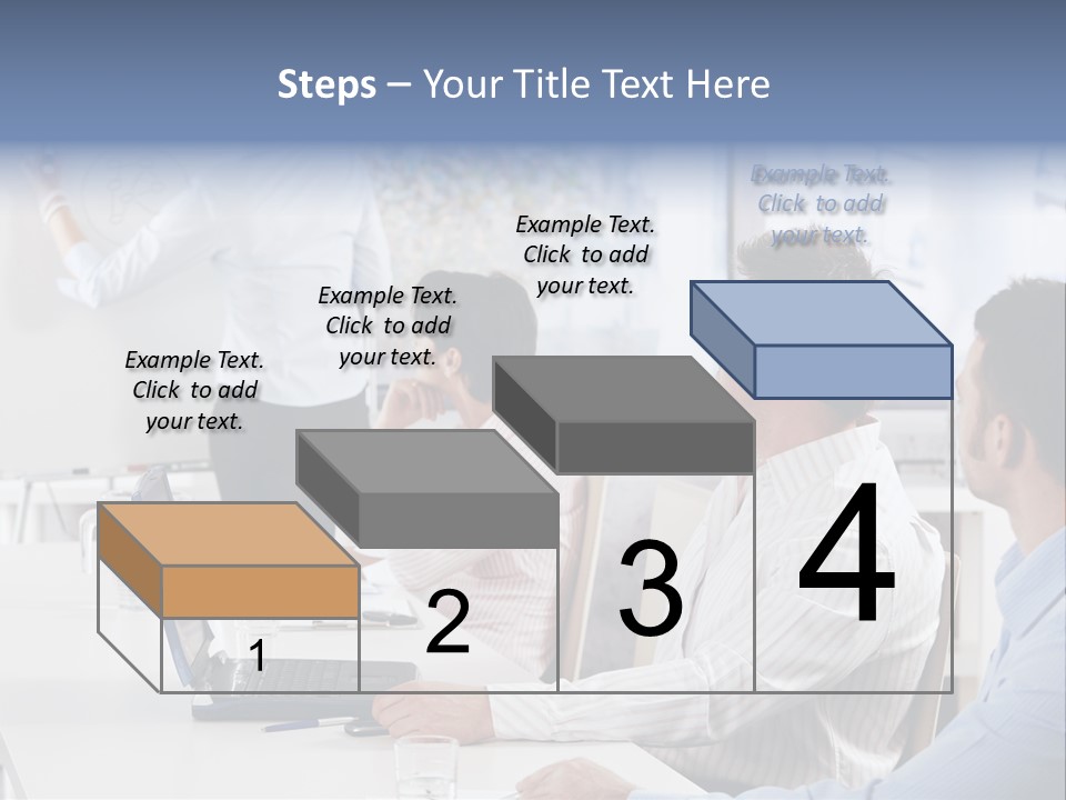 People Sitting PowerPoint Template