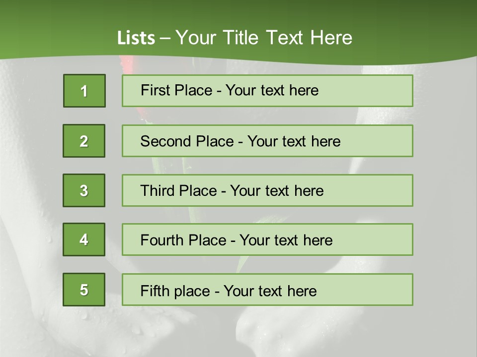 Treatment Freshness Dream PowerPoint Template