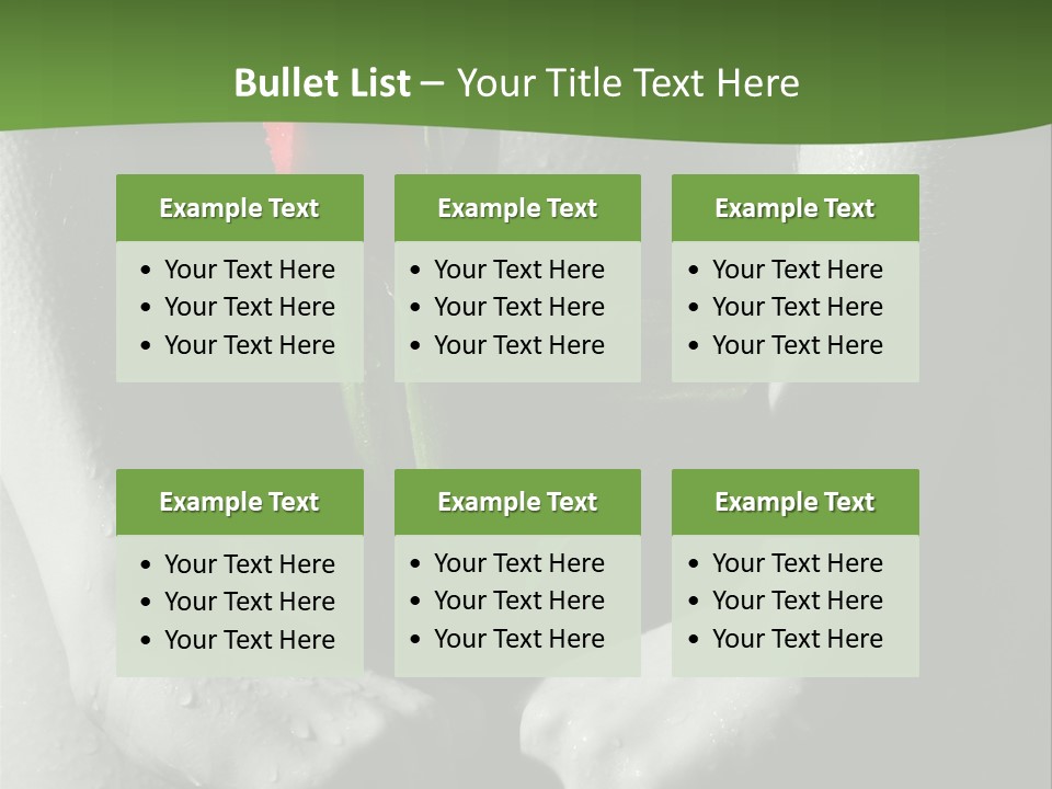 Treatment Freshness Dream PowerPoint Template