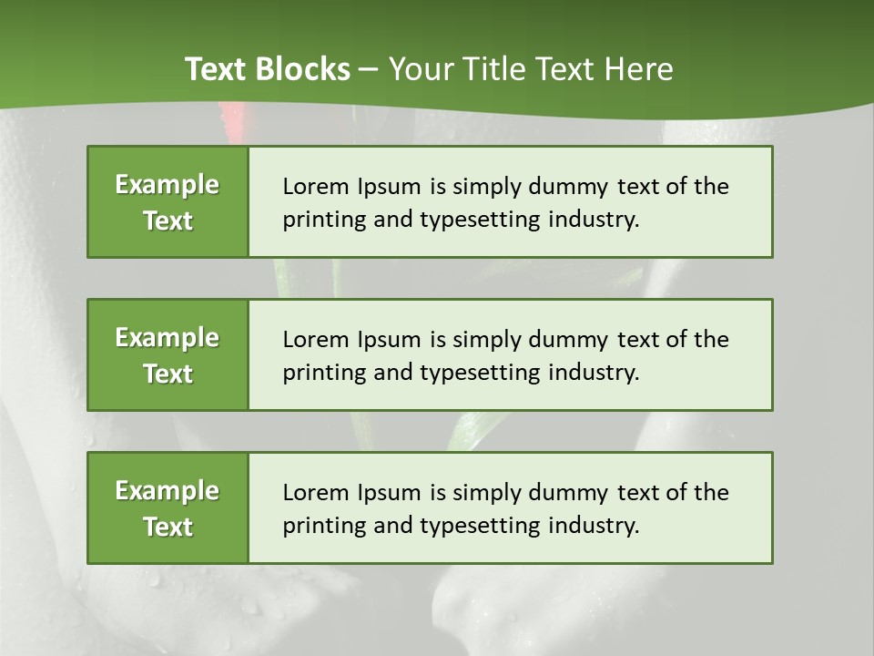 Treatment Freshness Dream PowerPoint Template