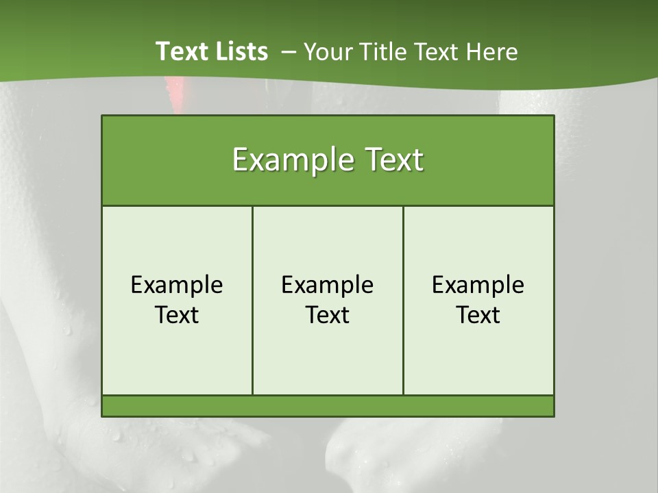 Treatment Freshness Dream PowerPoint Template