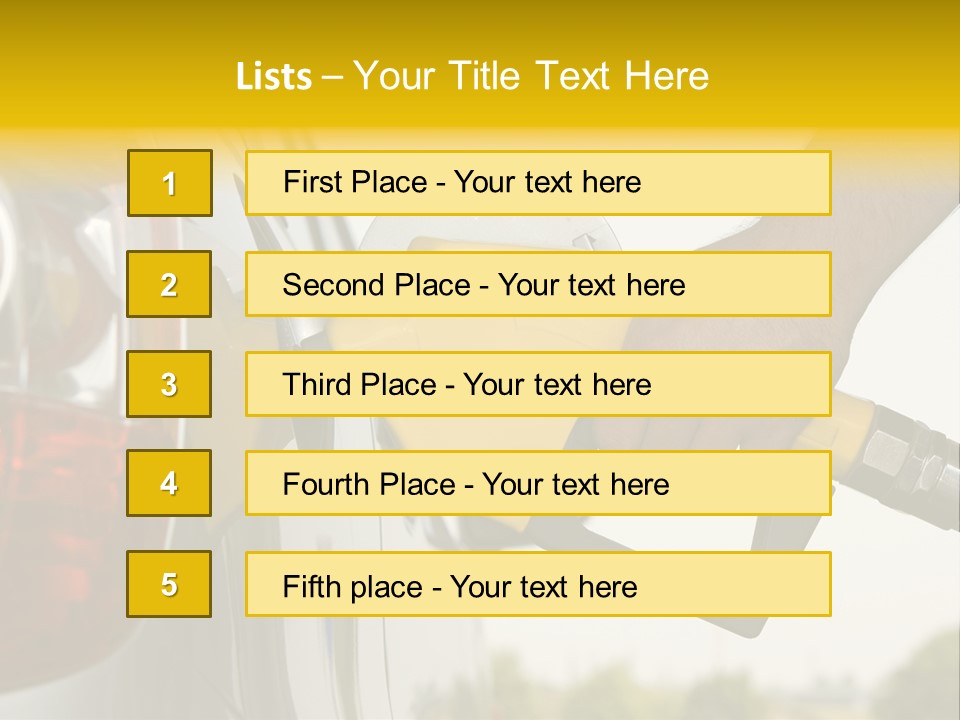 Fill Up PowerPoint Template