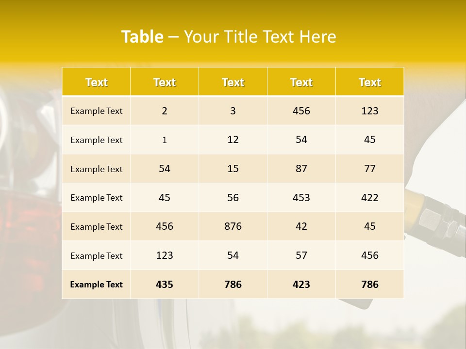 Fill Up PowerPoint Template