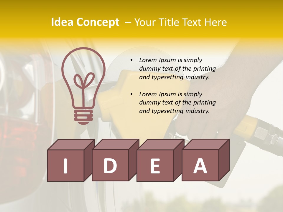 Fill Up PowerPoint Template