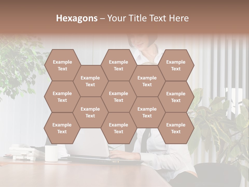 White Color Table PowerPoint Template