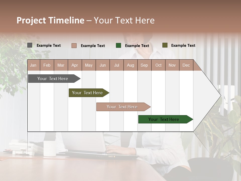 White Color Table PowerPoint Template