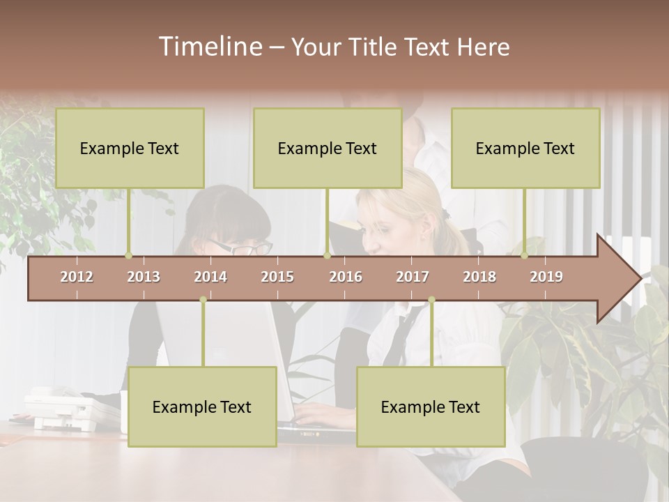 White Color Table PowerPoint Template