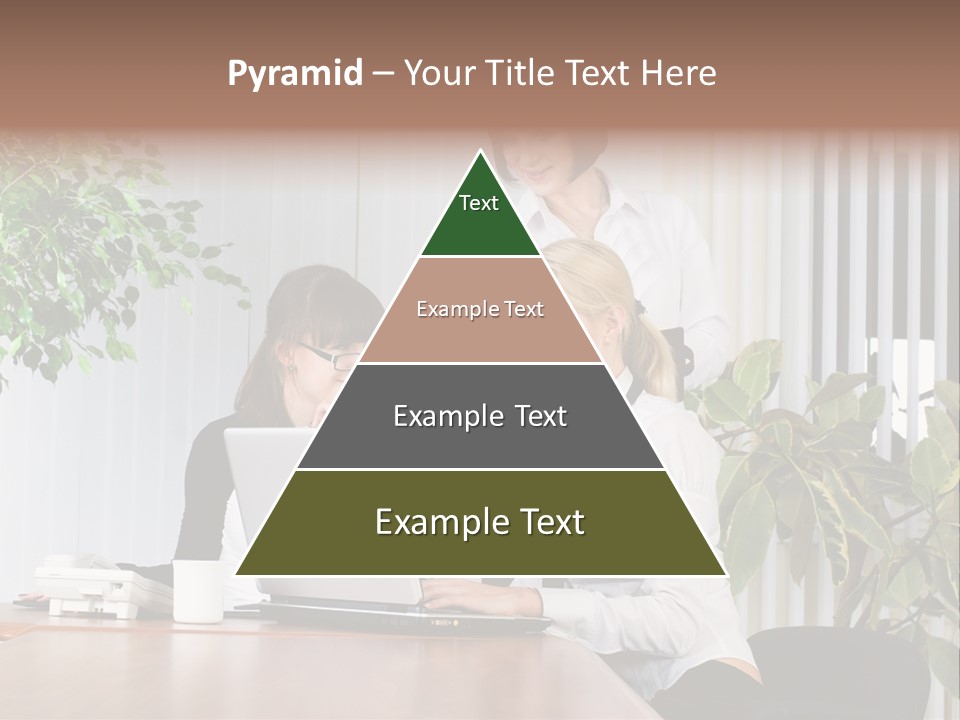 White Color Table PowerPoint Template