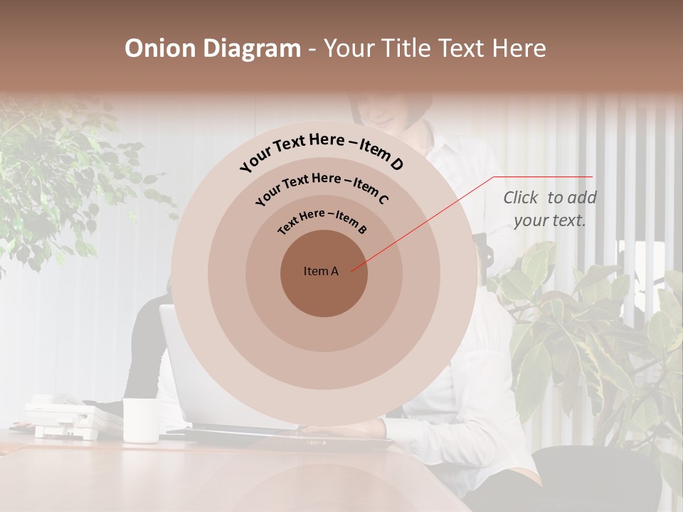 White Color Table PowerPoint Template