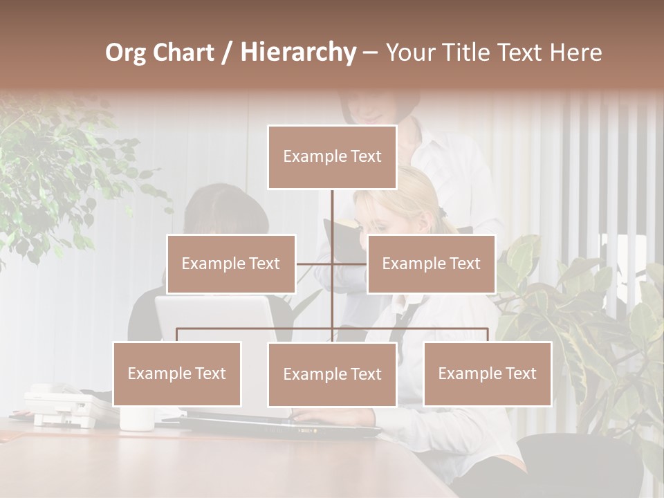 White Color Table PowerPoint Template
