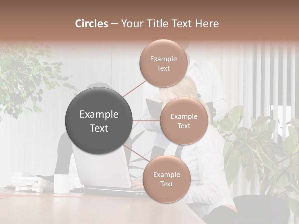 White Color Table PowerPoint Template