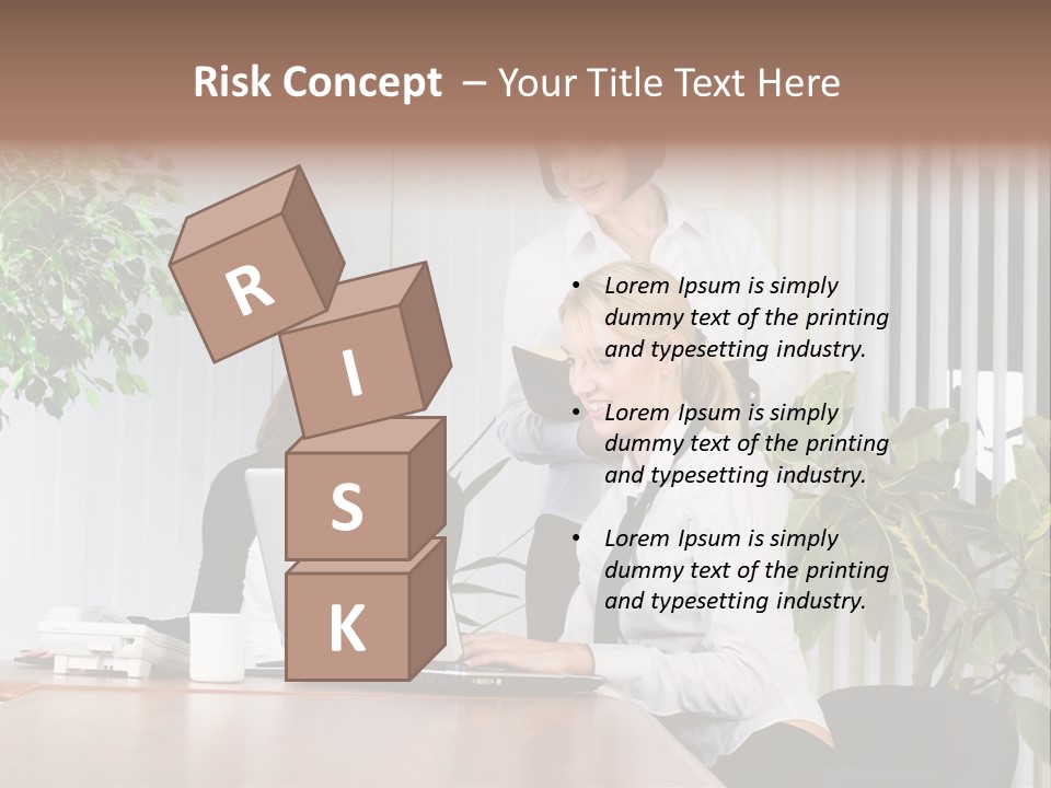 White Color Table PowerPoint Template