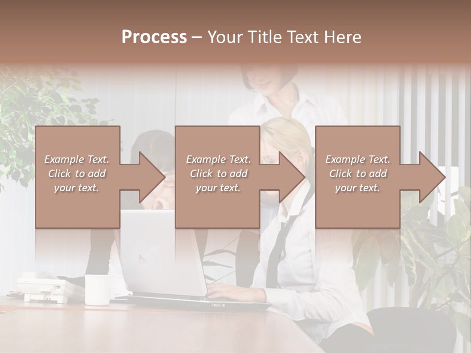 White Color Table PowerPoint Template