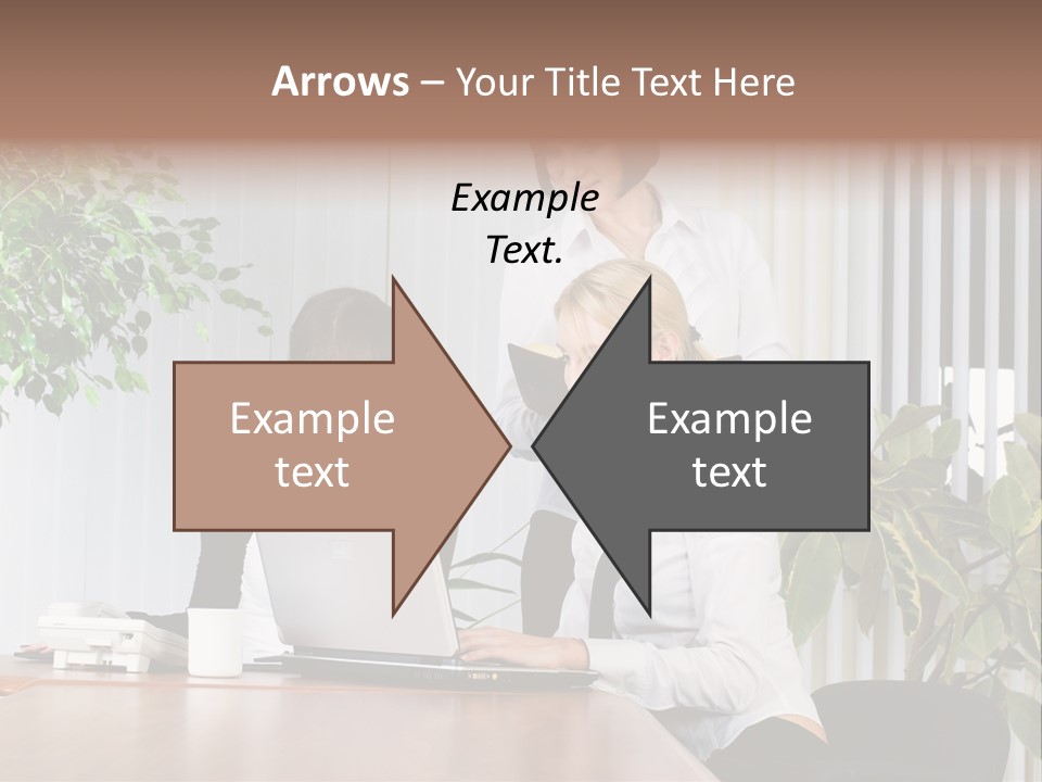 White Color Table PowerPoint Template