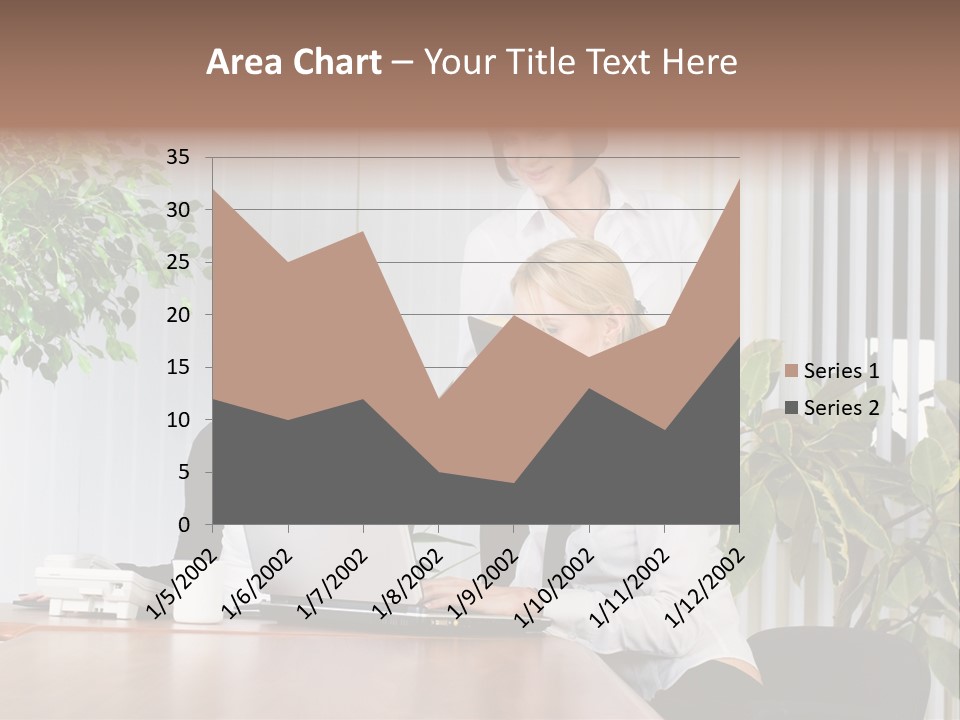 White Color Table PowerPoint Template
