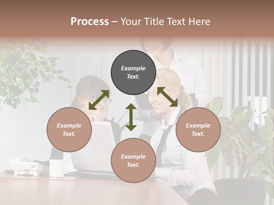 White Color Table PowerPoint Template
