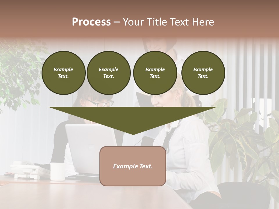 White Color Table PowerPoint Template