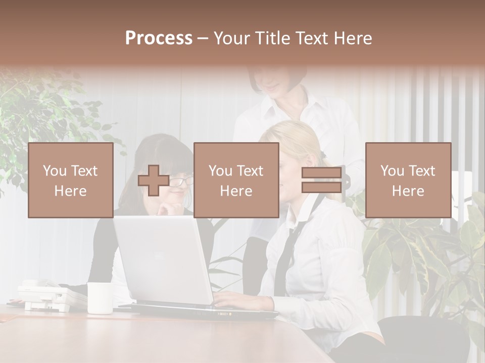 White Color Table PowerPoint Template