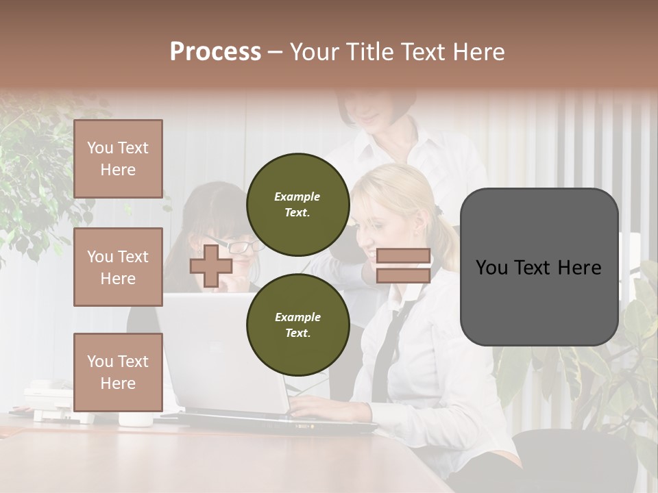 White Color Table PowerPoint Template