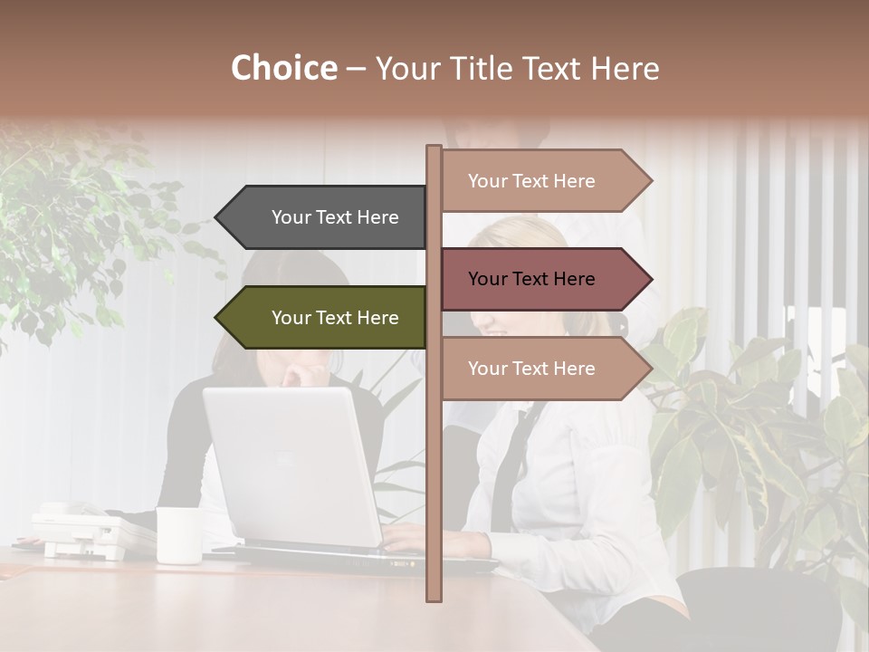 White Color Table PowerPoint Template