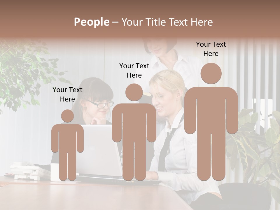 White Color Table PowerPoint Template