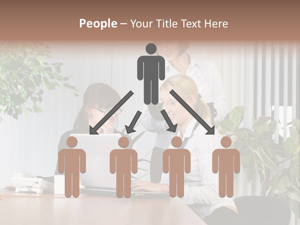 White Color Table PowerPoint Template