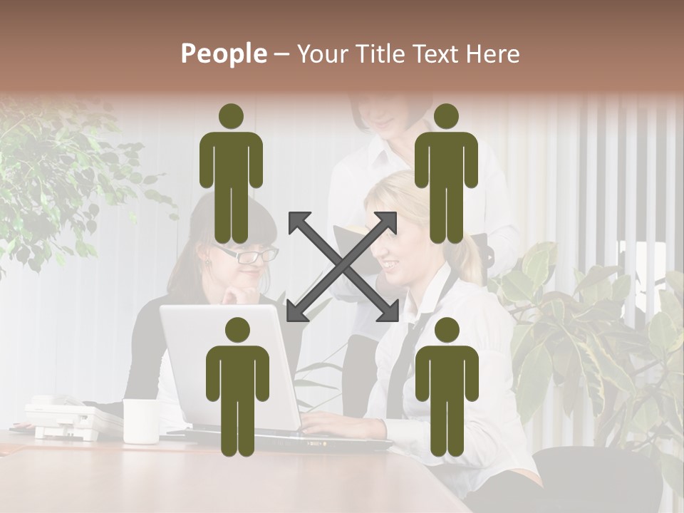 White Color Table PowerPoint Template