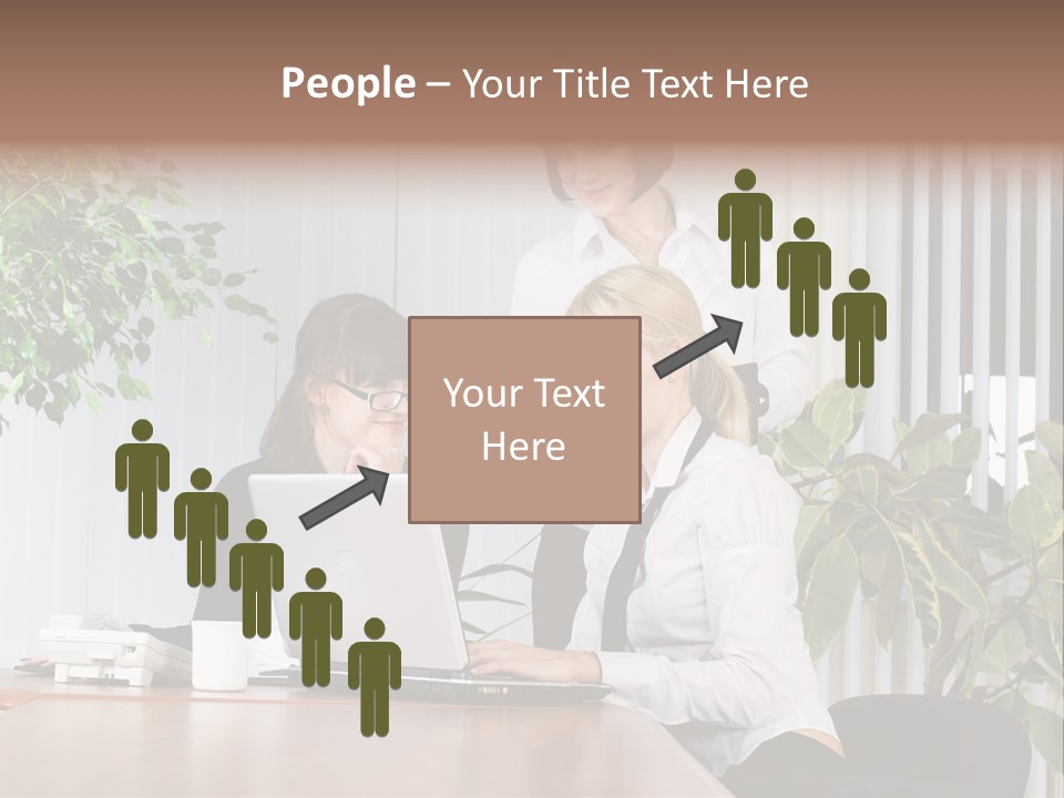 White Color Table PowerPoint Template