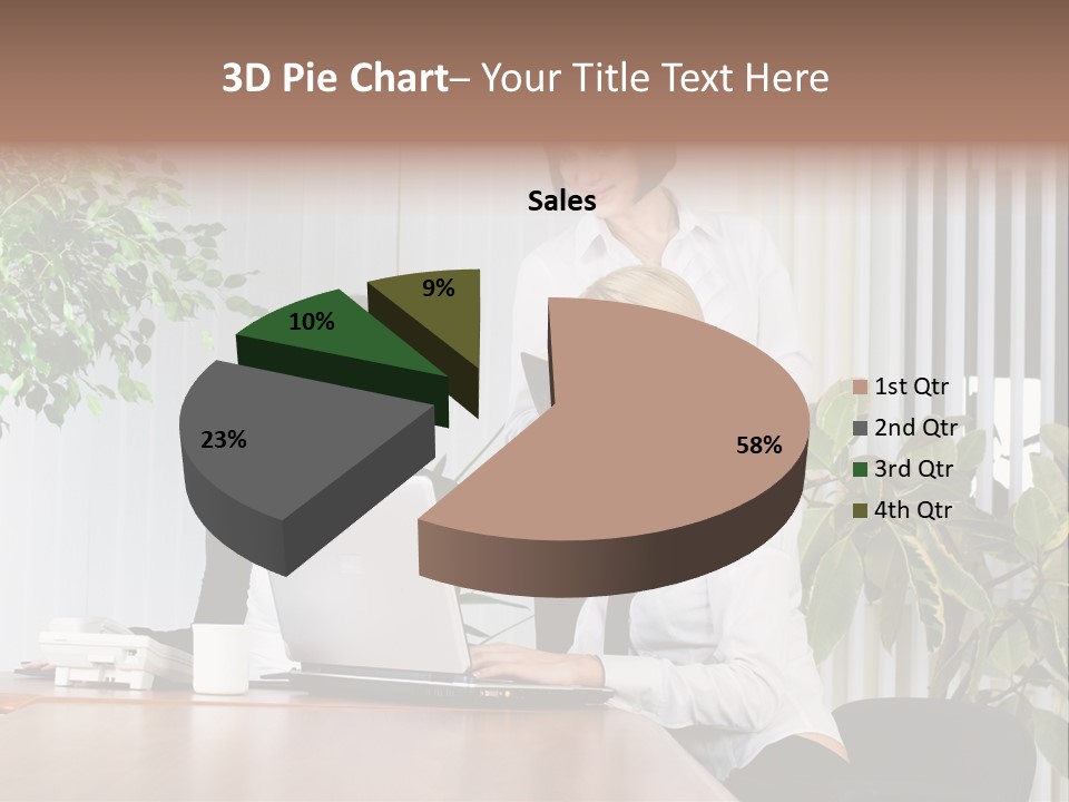 White Color Table PowerPoint Template