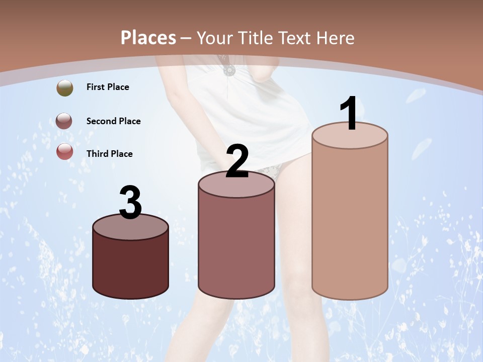 Female Underwear PowerPoint Template