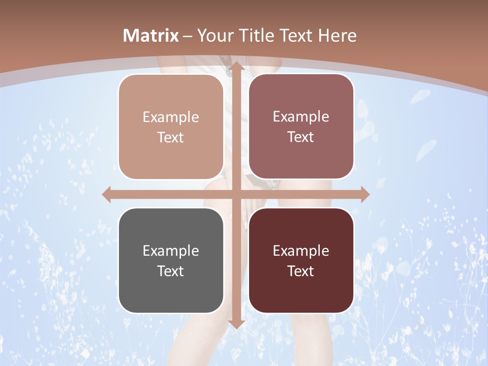 Female Underwear PowerPoint Template