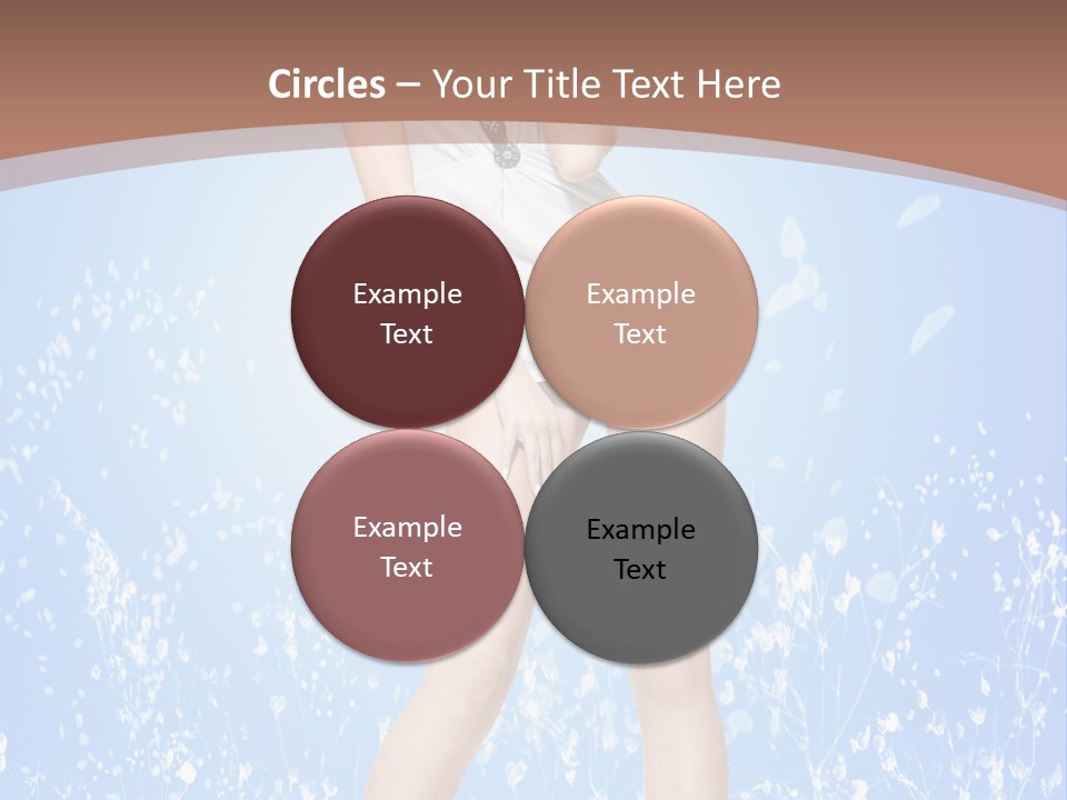 Female Underwear PowerPoint Template