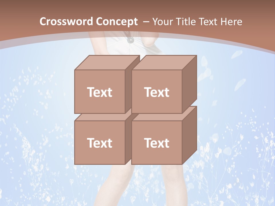 Female Underwear PowerPoint Template