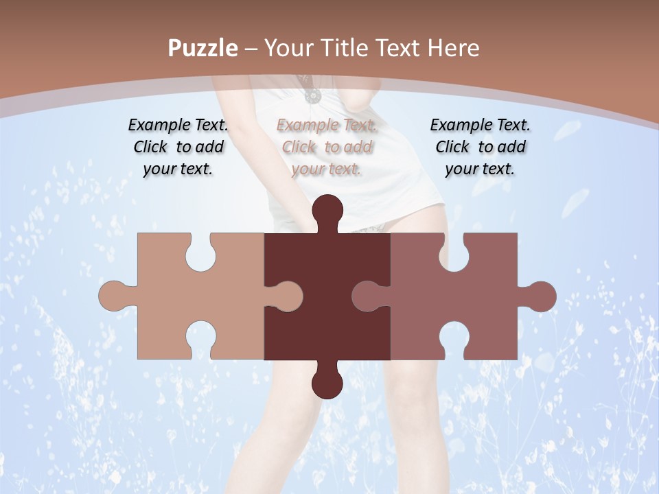 Female Underwear PowerPoint Template