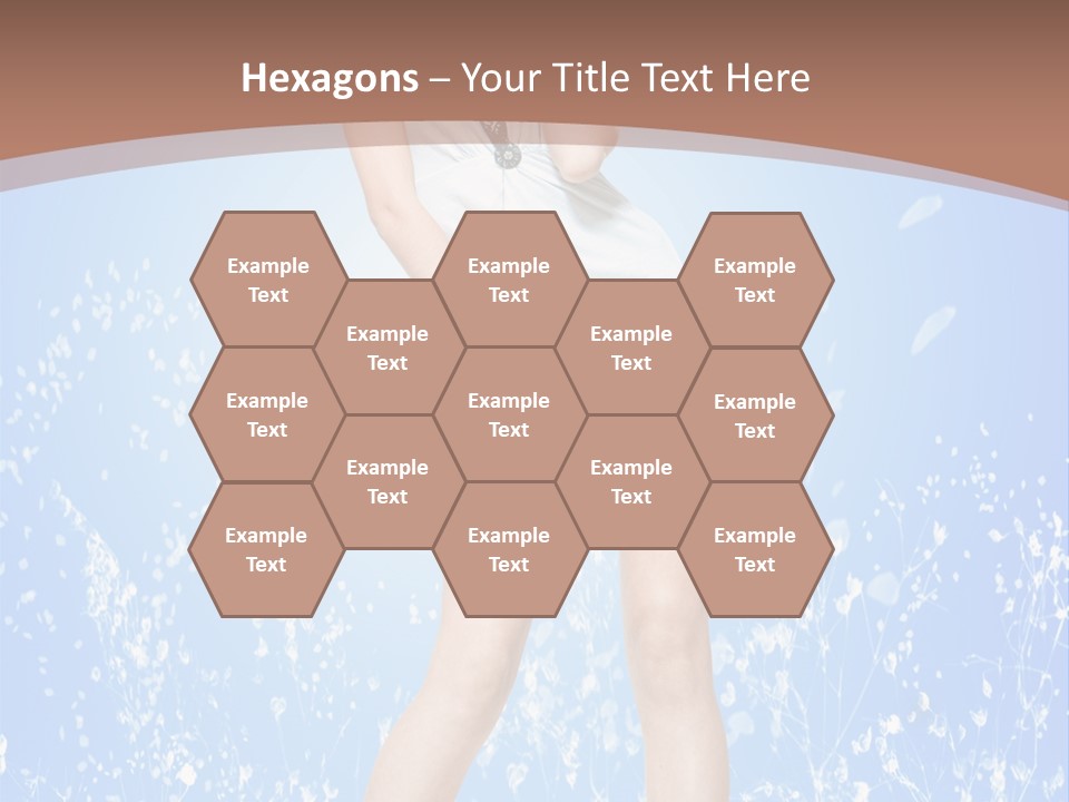 Female Underwear PowerPoint Template