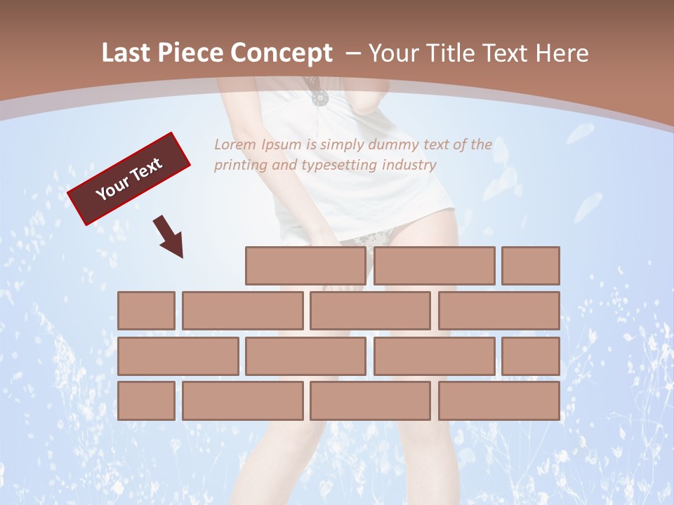 Female Underwear PowerPoint Template