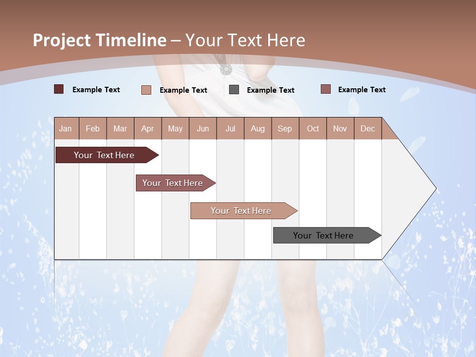 Female Underwear PowerPoint Template