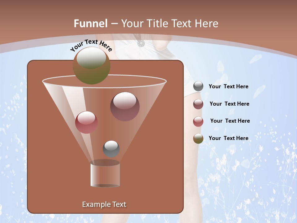 Female Underwear PowerPoint Template