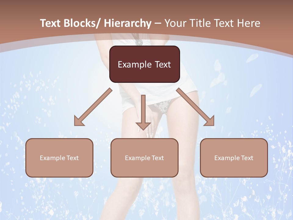 Female Underwear PowerPoint Template