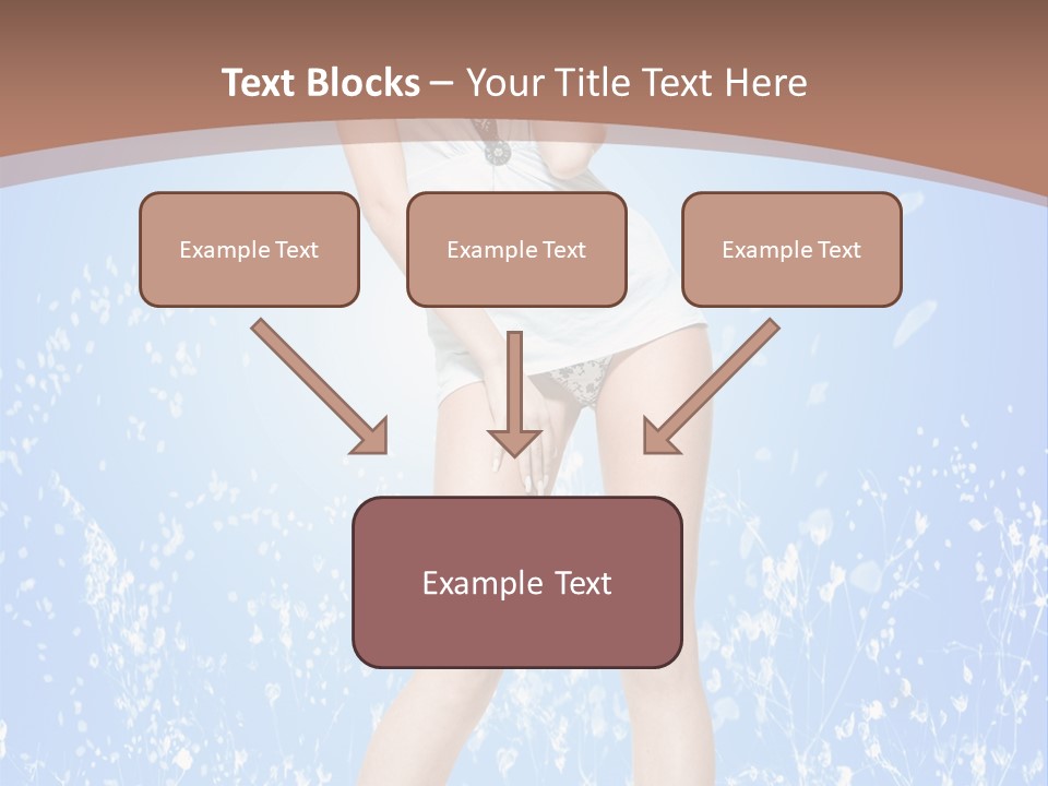 Female Underwear PowerPoint Template