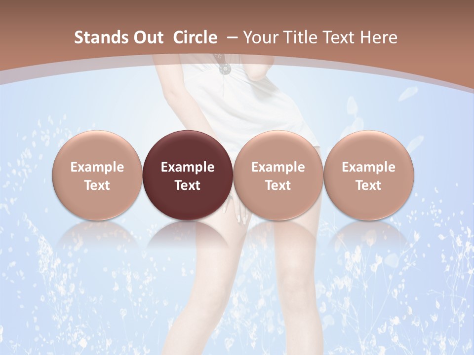 Female Underwear PowerPoint Template