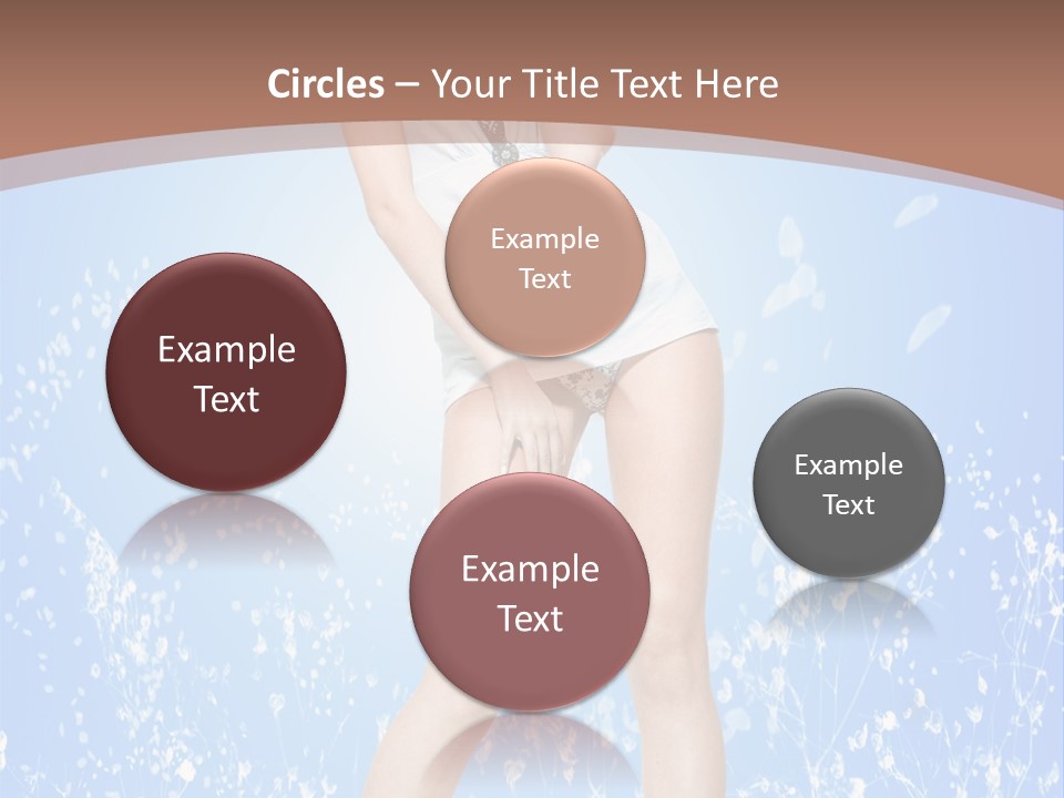 Female Underwear PowerPoint Template